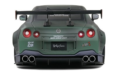 NISSAN GT-R R35 W/ LIBERTY WALK BODY KIT 2.0 2022 ARMY FIGHTER - Photo 3