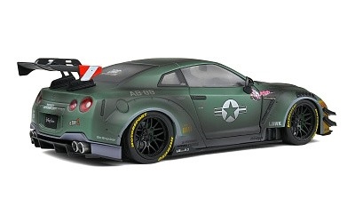 NISSAN GT-R R35 W/ LIBERTY WALK BODY KIT 2.0 2022 ARMY FIGHTER - Photo 4