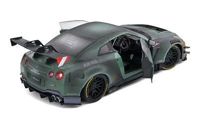 NISSAN GT-R R35 W/ LIBERTY WALK BODY KIT 2.0 2022 ARMY FIGHTER - Photo 5