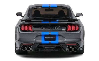 FORD SHELBY GT500 KR 2022 SILVER / BLUE STRIPES - Photo 2