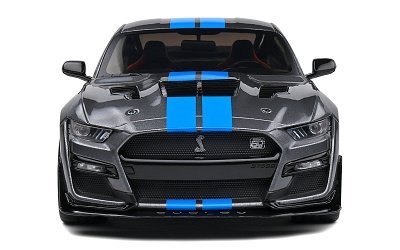 FORD SHELBY GT500 KR 2022 SILVER / BLUE STRIPES - Photo 4