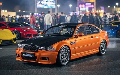 BMW M3 COUPE SOLIDO WORKS 2000 orange - Photo 1