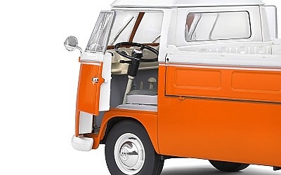 VOLKSWAGEN T1 PICK UP 1950 ORANGE / BEIGE - Photo 6