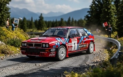 Lancia Delta HF Integrale #1 M.Biasion / T.Siviero Rally San Remo 1989 - Photo 1