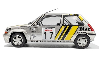 Renault 5 GT TURBO Mk. 2 #17 A.OREILLE Tour de Corse 1989 - Photo 2