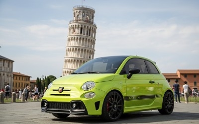 Fiat F595 Abarth 2023 VERDE ADRENALINA - Photo 1