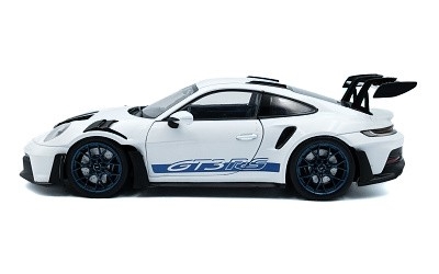 PORSCHE 911 (992) GT3 RS WHITE WITH BLUE STRIPES 2024 - Photo 1