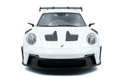 PORSCHE 911 (992) GT3 RS WHITE WITH BLUE STRIPES 2024 - Photo 2