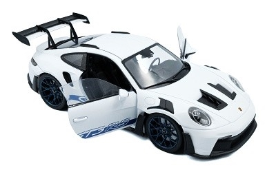 PORSCHE 911 (992) GT3 RS WHITE WITH BLUE STRIPES 2024 - Photo 5