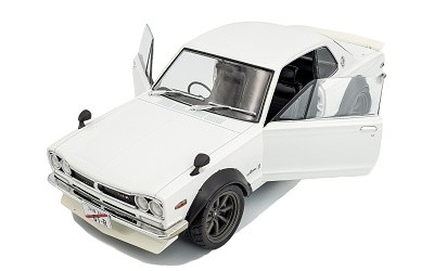 Nissan Skyline (C10) Hakosuka SOLIDO WORKS 1970 Pearl White - Photo 6