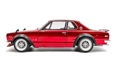 Nissan Skyline (C10) Hakosuka SOLIDO WORKS 1970 Red Metallic - Photo 4