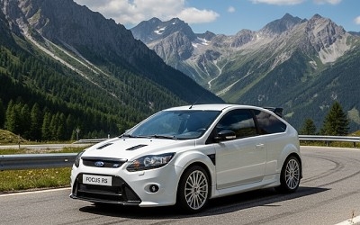 FORD FOCUS RS MK2 PACK RS PLUS FROZEN WHITE 2009 - Photo 5