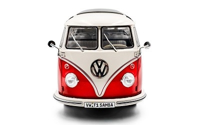 VOLKSWAGEN T1 21 WINDOWS RED / WHITE 1962 - Photo 2