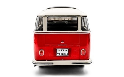 VOLKSWAGEN T1 21 WINDOWS RED / WHITE 1962 - Photo 3
