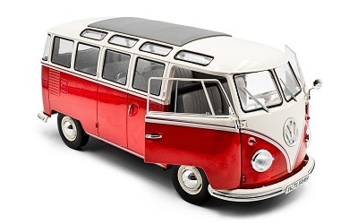 VOLKSWAGEN T1 21 WINDOWS RED / WHITE 1962 - Photo 5