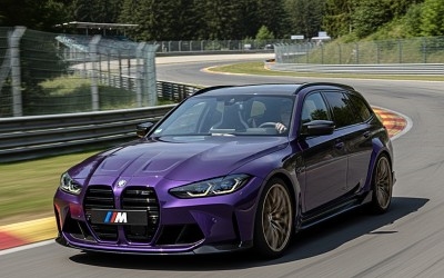 BMW M3 Touring with Performance Parts 2024 Twilight Purple Pearl Metallic - Photo 1