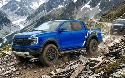 Ford Ranger Raptor 2024 Blue Lightning - Photo 1
