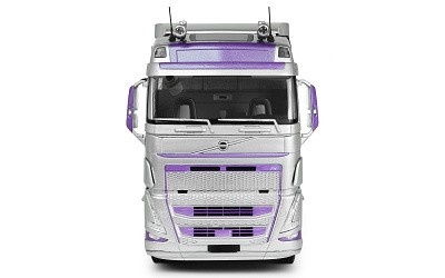 TAHAČ VOLVO TRUCKS FH16 GLOBETROTTER XL SILVER & PURPLE 2023 - Photo 3