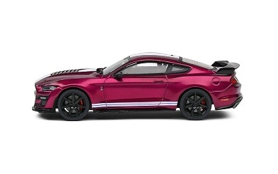 SHELBY MUSTANG GT500 2020 PURPLE W/WHITE STRIPES  - Photo 1