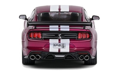 SHELBY MUSTANG GT500 2020 PURPLE W/WHITE STRIPES  - Photo 3