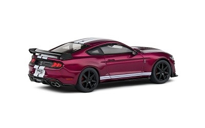 SHELBY MUSTANG GT500 2020 PURPLE W/WHITE STRIPES  - Photo 4