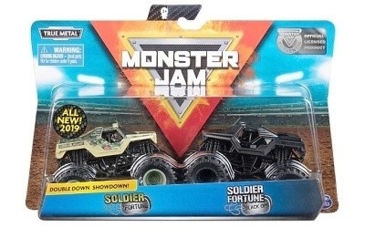 MONSTER JAM TRUCK 2-PACK SOLDIER vs. SOLDIER FORTUNE - Photo 1