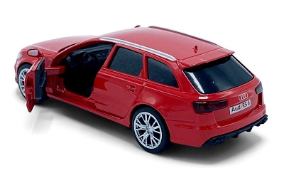 AUDI RS6 RED PULL BACK - Photo 1