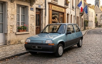 Renault 5 GTL 1985 light blue - Photo 1