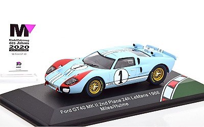 Ford GT40 MK 2 No.1, The Real Winner 24h Le Mans 1966 Miles/Hulme aus dem Film Le Mans 66