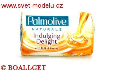 Palmolive Indulging Delight with Milk & Honey toaletní mýdlo 90 g