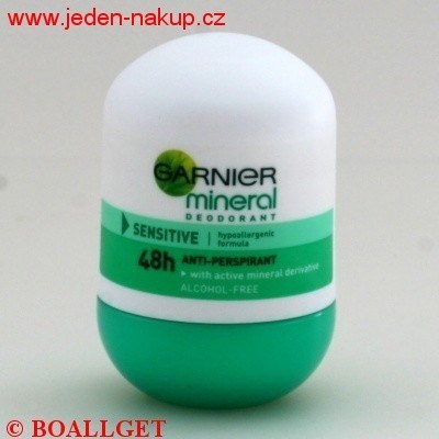 Garnier roll-on SENSITIVE Mineral 50 ml - 48 hod antiperspirant