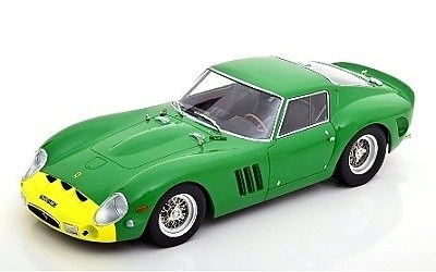 FERRARI 250 GTO 1962 GREEN / YELLOW WITH DECALS