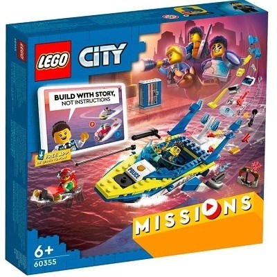 LEGO CITY 60355 MISE DETEKTIVA POBŘEŽNÍ STRÁŽE