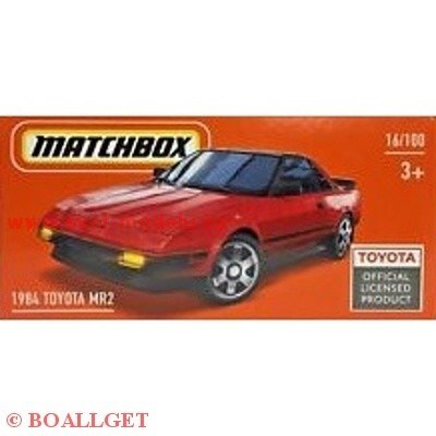AUTÍČKO MATCHBOX DRIVE YOUR ADVENTURE TOYOTA MR2 1984