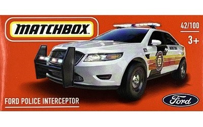 AUTÍČKO MATCHBOX DRIVE YOUR ADVENTURE FORD POLICE INTERCEPTOR