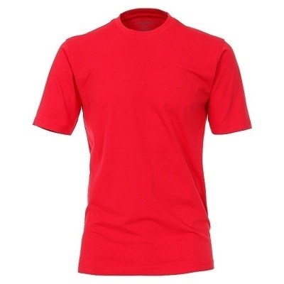 Pánské tričko Casa Moda 3XL - 7XL krátký rukáv červená