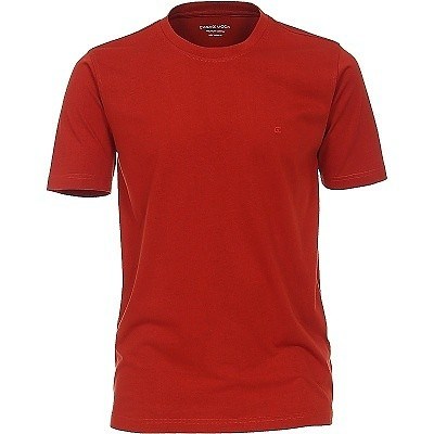 Pánské tričko Casa Moda 3XL - 7XL krátký rukáv červenooranžová