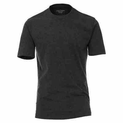 Pánské tričko Casa Moda 3XL - 7XL krátký rukáv antracit