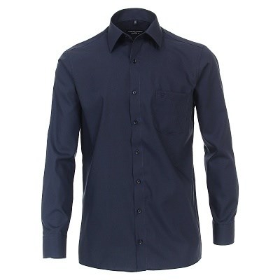 Pánská košile Casa Moda Comfort Fit tmavě modrá dlouhý rukáv vel. 48 - 56 (4XL - 7XL)