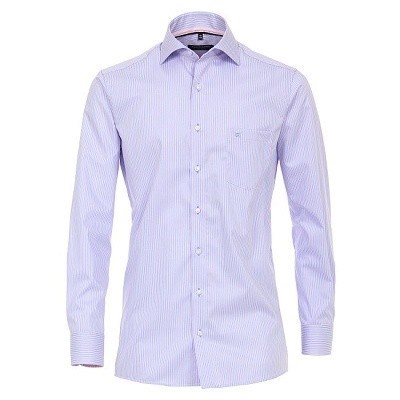Pánská košile Casa Moda Comfort Fit módní vzor dlouhý rukáv vel. 50 - 56 (4XL - 7XL)