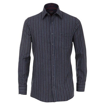 Pánská košile Casa Moda Comfort Fit flanelová modrá vel. 6XL - 7XL (53 - 56)