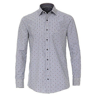 Pánská košile Casa Moda Kent Comfort Fit proužek dlouhý rukáv vel. 4XL - 7XL (50 - 56)