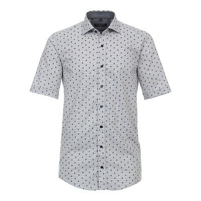 Pánská košile Casa Moda Kent Casual Fit modní tisk krátký rukáv vel. 3XL - 7XL (48 - 56)
