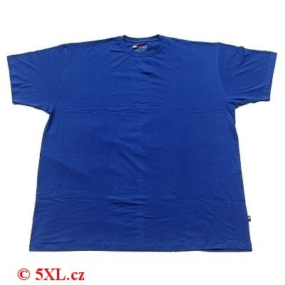 Pánské tričko Kamro modré krátký rukáv 7XL - 10XL 15232/668