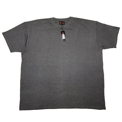 Pánské tričko Kamro tmavě šedé melírované krátký rukáv 7XL 16265/668
