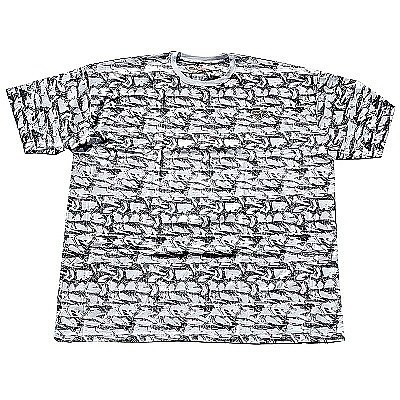 Pánské tričko Kamro černobílé krátký rukáv 7XL - 12XL
