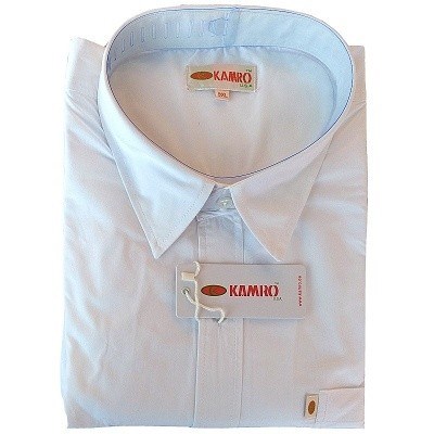 Pánská košile Kamro 16498/220 bílá krátký rukáv 9XL - 10XL