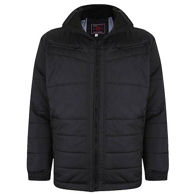 Pánská zimní bunda černá 5XL - 8XL