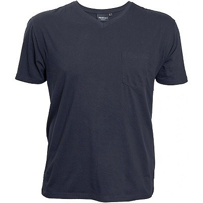 Pánské tričko NORTH 56°4 tmavě modré elastické stretch krátký rukáv 4XL - 8XL