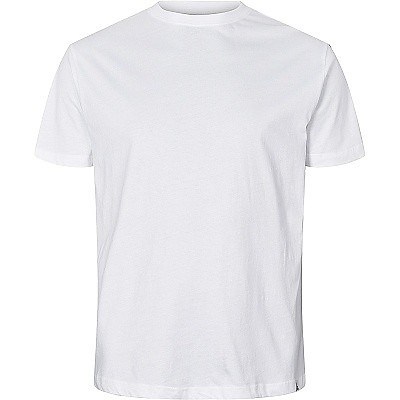 Pánské tričko REPLIKA JEANS bílé kulatý výstřih krátký rukáv